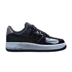 Кроссовки Nike Wmns Air Force 1 07 SE Premium 'Black Silver', черный - фото