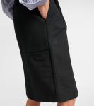 Юбка миди из хлопка Tod's, черный - фото 6
