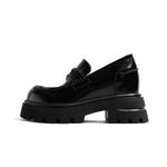 Женские лоферы черные KODI, черный-Height Increase Version 8cm - фото