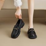 Лоферы женские черный Josiny - фото 4