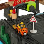 Поезд, автомобильная трасса, поезд, стройка, 55 элементов ikonka - фото 6