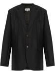Шерстяной блейзер Maison Margiela, черный - фото