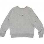 Свитшот с круглым вырезом HUMAN MADE, серый - фото