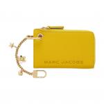 MARC JACOBS Гладкий кожаный кошелек Regular Women's желтый - фото
