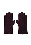 Перчатки Massimo Dutti Gloves, Bordeaux/Dark Purple - фото
