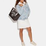 COACH Городская кожаная сумка тоут - фото 8