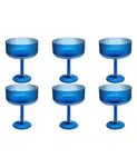 Стаканы Mesa coupe, набор из 6 шт. Abode Homewares, blue - фото