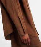 Замшевая рубашка Ami Paris, Noisette - фото 5