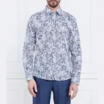 Льняная рубашка Hanson Joop!, синий - фото