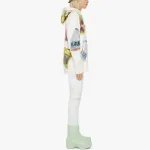 Оверсайз худи с принтом Givenchy, Taupe - фото 6