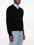 Comme Des Garçons Play шерстяной кардиган с нашивкой, черный - фото 4