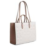 COACH Магги гладкая кожаная сумка-тоут - фото 2