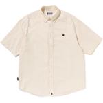 Bape One Point Oxford S/S рубашка A BATHING APE, синий - фото 4