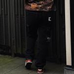 Мешковатая джинсовая спецодежда в стиле ретро Karl Kani, цвет vintage black - фото 7