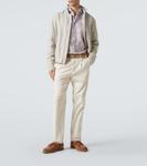 Замшевые мокасины-лодочки Brunello Cucinelli, Tortora - фото 2