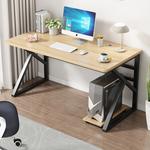 Стол компьютерный 160x60 см, белая рама + светлый орех - фото 10