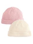 Шапка Next, кремовый/темно-розовый - фото