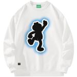 Свитшерт унисекс SESAME STREET, черный[Круглый вырез с флисовой подкладкой] - фото 10