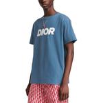Футболка мужская синяя Dior, синий - фото