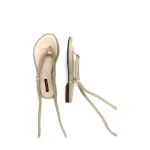 Сандалии с добавлением кожи Patrizia Pepe, желтый - фото 3