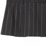 VERSACE Пинстрип юбка 'Medium Grey' - фото 8
