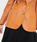 Кожаный блейзер Jacques Joseph, Caramel - фото 5