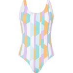 Купальник полосатый sia w Firefly, синий - фото