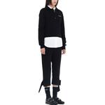 WE11DONE Рубашка-поло 2025 Spring Polo Shirt Women's Black - фото 7