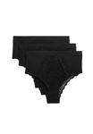 Брифы Marks & Spencer 3PACK BRAZILIAN STOMA, Black - фото 6