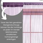 Штора wometo фиолетовый, 90/245/1 см - фото 7