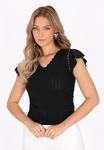 Топ faina, черный - фото 2