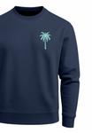 Толстовка Neverless PALME BRUSTLOGO PALM TREE, Navy/Blue - фото 3