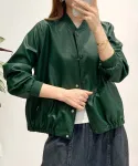 Бомбер aimoha -select-/PU Matte Aimoha - Select -, цвет Dark Green - фото 8