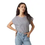 Футболка с коротким рукавом Vero Moda Ava Plain Stripe, белый - фото