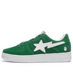 Кроссовки A BATHING APE Bape Sta Suede 'Green White' - фото