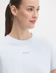 Хлопковая футболка Dkny, синий - фото 4