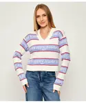 Свитер Cropped fit Tommy Jeans, бежевый - фото
