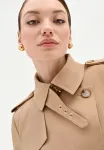 Двубортный тренч Rinascimento, Beige - фото 4