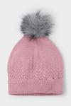 Детская шапка Mayoral, розовый - фото