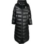 Пальто-парка женское черное Nike - фото