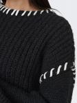 Базовый свитер ONLY Sweater ONLCort, черный - фото 4