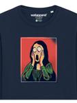 Толстовка wat? Apparel Mona Lisa Scream, темно-синий - фото 3