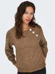 Свитер ONLY ONLLAUREN, Mottled Brown - фото 6