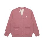 Свитшот с вышитым логотипом Aape, розовый - фото