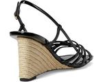 Туфли Tory Burch Multi Strap Wedge Sandals 75mm, цвет Perfect Black/Perfect Black - фото 5