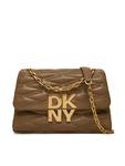 Вечерняя сумка DKNY, коричневый - фото