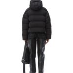 Худи с лого-жаккардом и утеплителем Alexander Wang, черный - фото 7