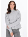 Женский свитер серого меланжа usha WHITE LABEL - фото 3