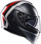 AGV streetmodular шлем resia, Grey Matt/Red - фото 2