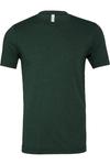 Футболка BELLA + CANVAS Triblend, цвет solid forest triblend - фото